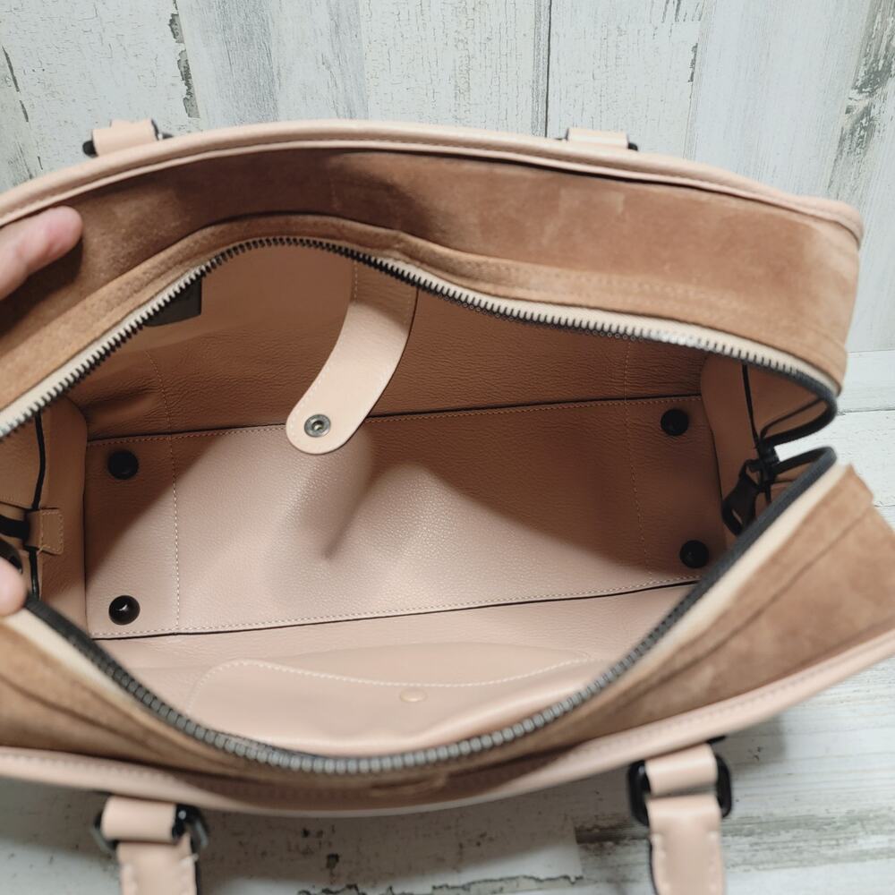 LOEWE SATCHEL BAG REVERSIBLE DUSTY PINK - Picture 6 of 15